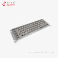 Teclado de metal resistente para quiosco de información